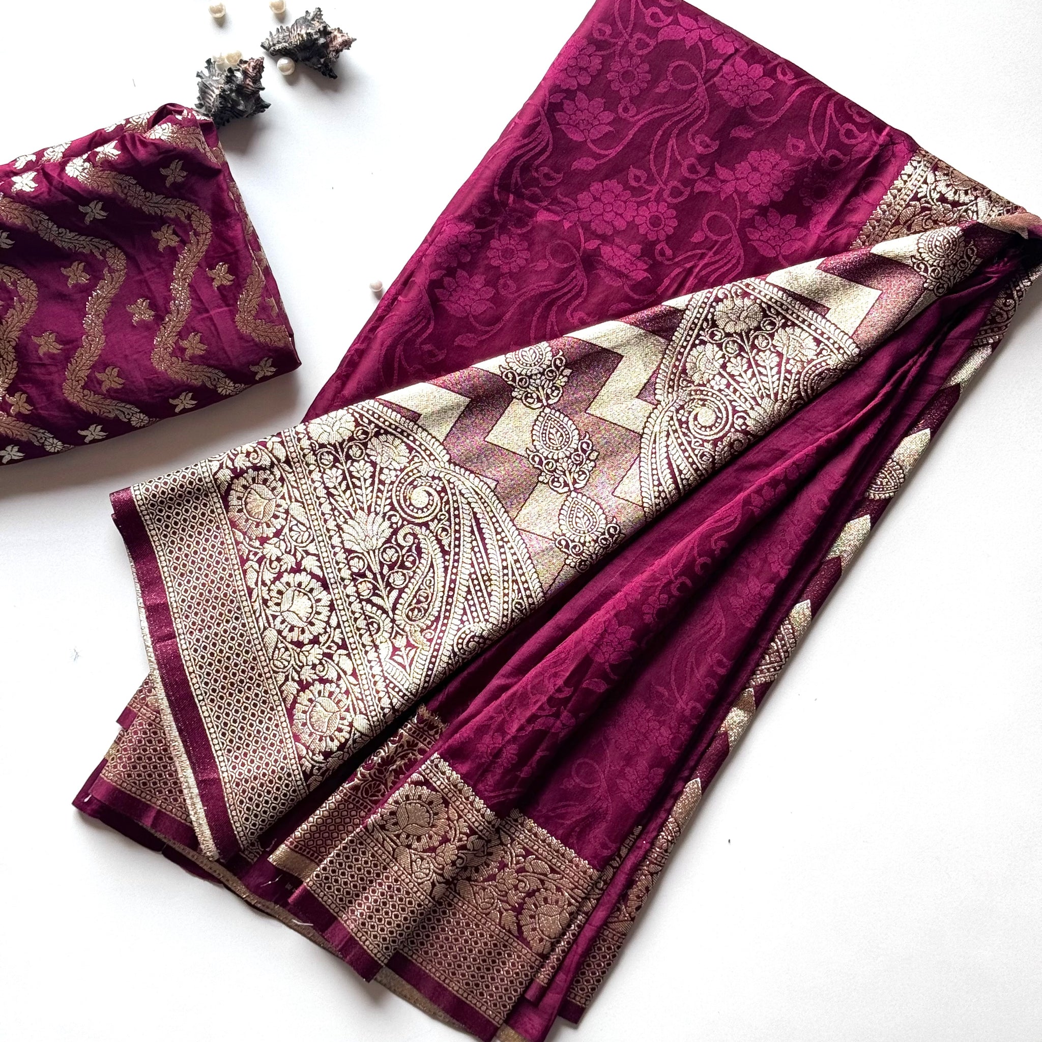 BANARSI WINE SILK 1206EX