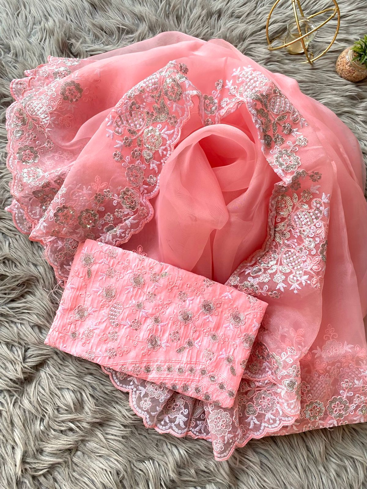 Tissue organza Pink Pitch Color VT1031